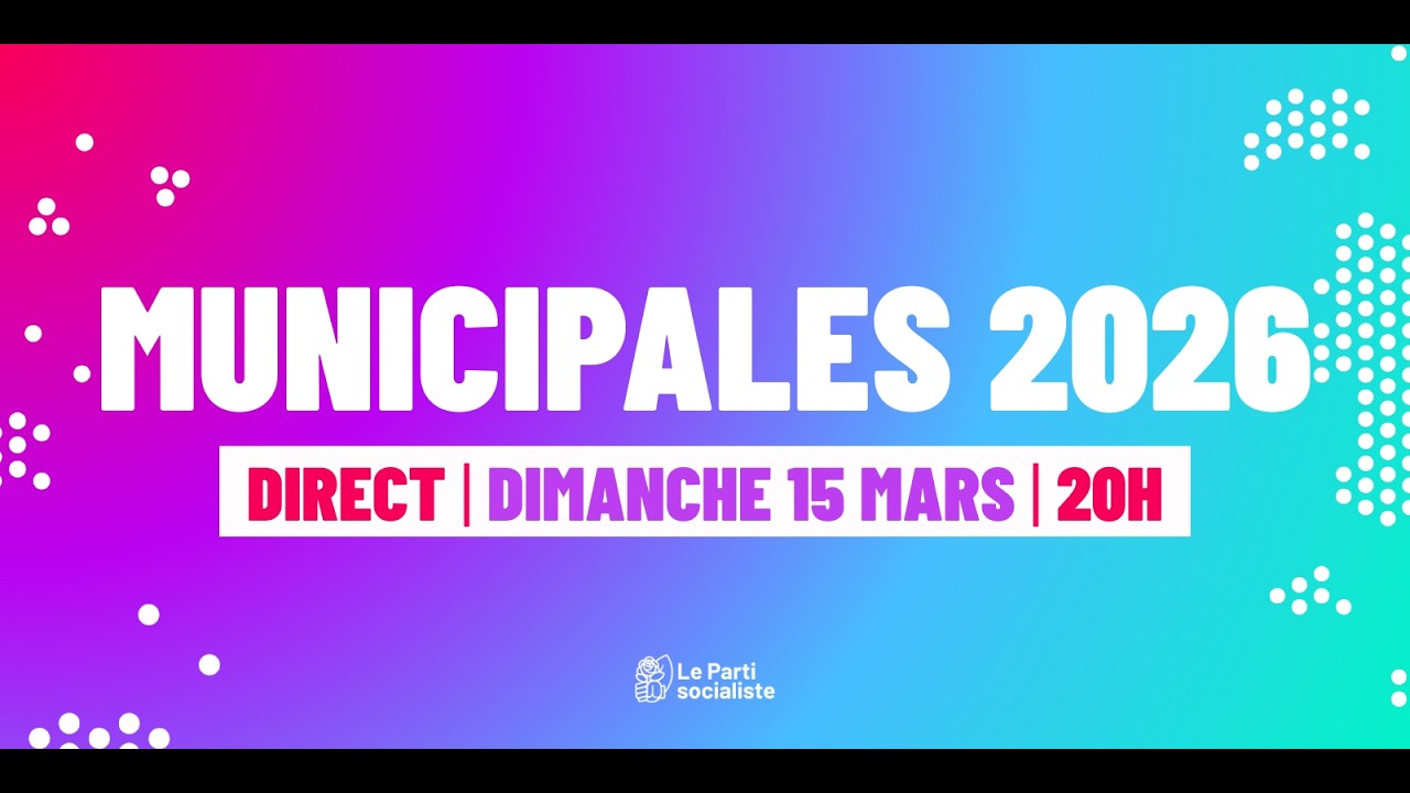 🔴 Municipales 2026 | Prise de parole d'Olivier Faure, Premier secrétaire du Parti socialiste