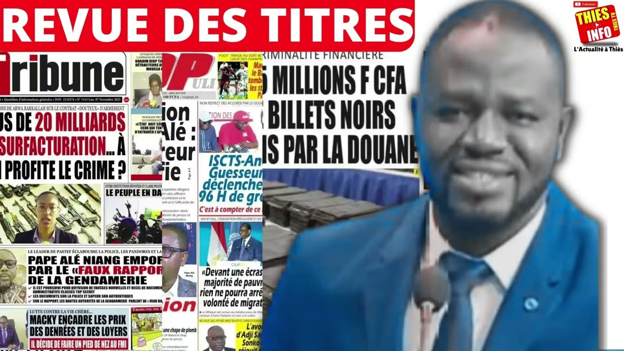Revue des titres de la presse sénégalaise du 21 février 2023 - Actualités du jour